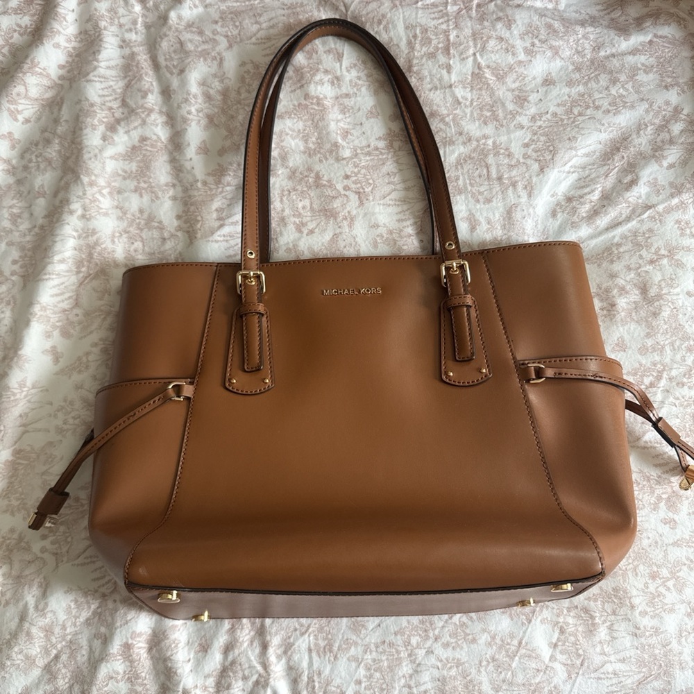 Michael Kors Brown Leather Tote